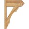Ekena Millwork Olympic Rough Sawn Arts and Crafts Outlooker, Western Red Cedar, 8"W x 20"D x 28"H OUT08X20X28OLY03RWR - alternate 4